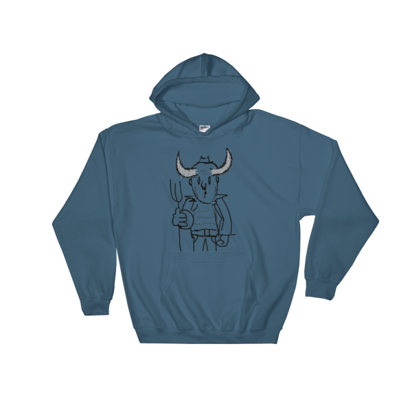 "Farmer Sketch" Hooded Sweatshirt