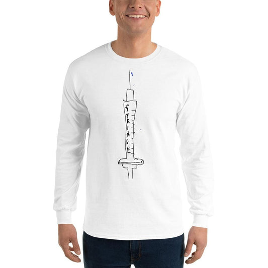 "The Syringe Needle" Long Sleeve T-Shirt
