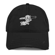 Load image into Gallery viewer, Ghostie &quot;Im fukking ded &quot; Distressed Dad Hat
